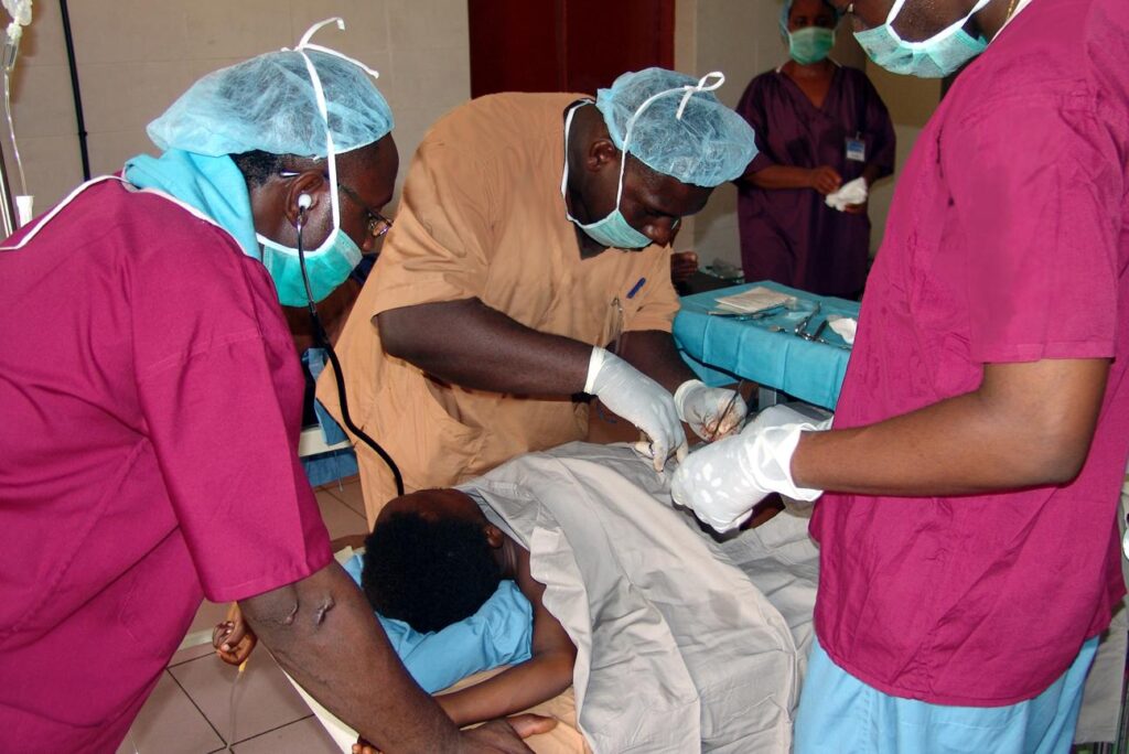 a ugandan hospital