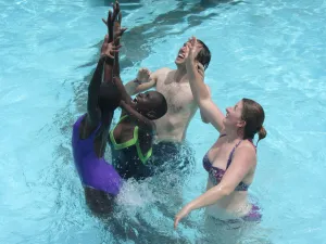 SALVE children swimming and splashing