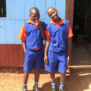 S.A.L.V.E kids in their school uniform