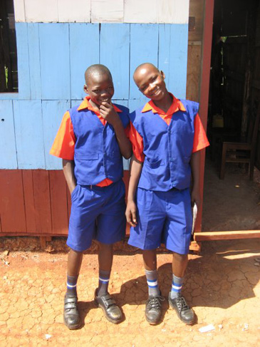 S.A.L.V.E kids in their school uniform