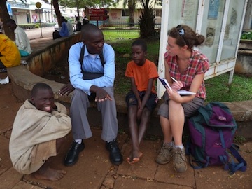 S.A.L.V.E volunteers working in Jinja