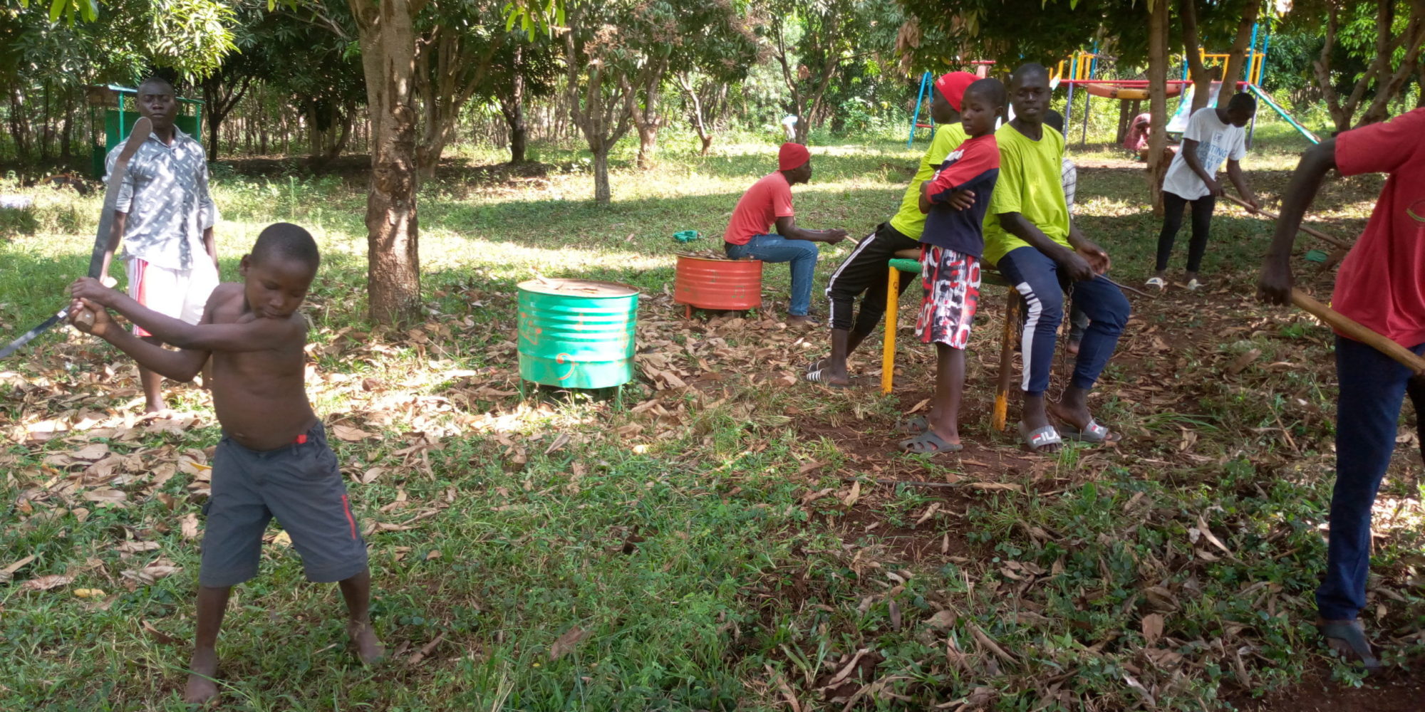 children playing