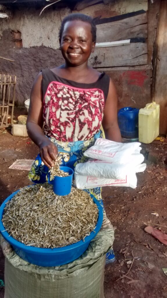 evelyn at her business
