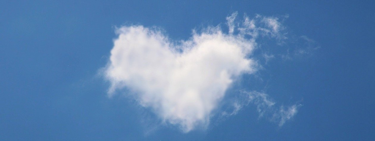 Heart shaped cloud