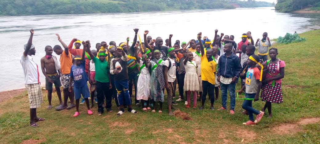 S.A.L.V.E children cheering