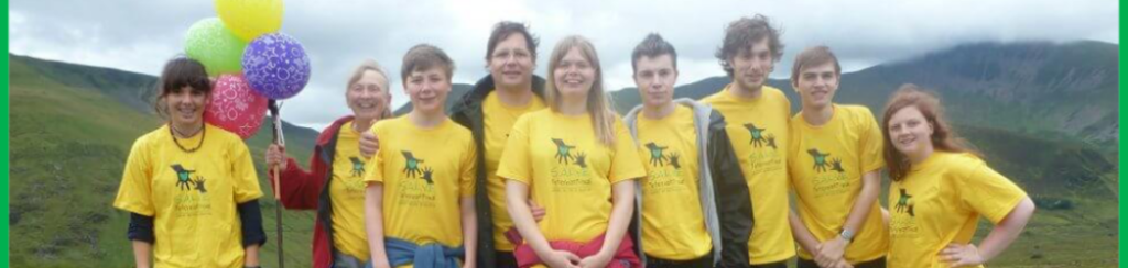 A group of people fundraising for S.A.L.V.E