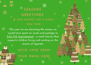 Seasons Greetings Christmas card