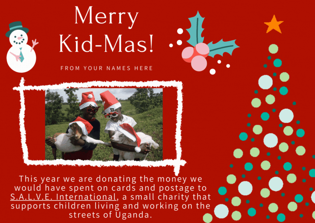 Merry Kid-Mas Christmas card