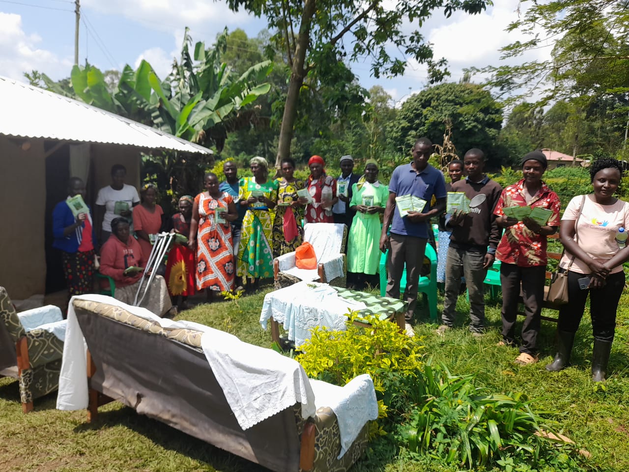 A group of families who have been trained in permaculture