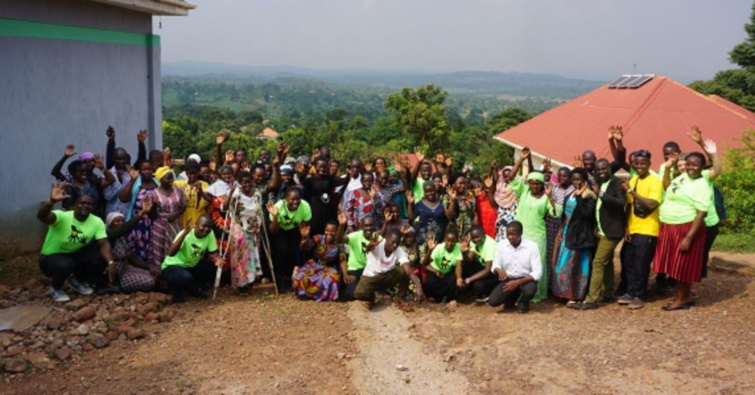 Large group of parents and carers of street connected children