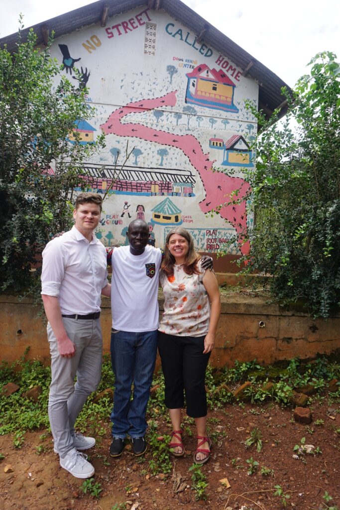 Lucas Mee, Alfred Ochaya and Nicola Sansom